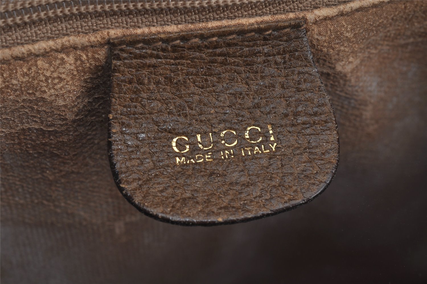 Authentic GUCCI Hand Boston Bag Purse GG Canvas Leather Brown Junk 9375I