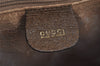 Authentic GUCCI Hand Boston Bag Purse GG Canvas Leather Brown Junk 9375I