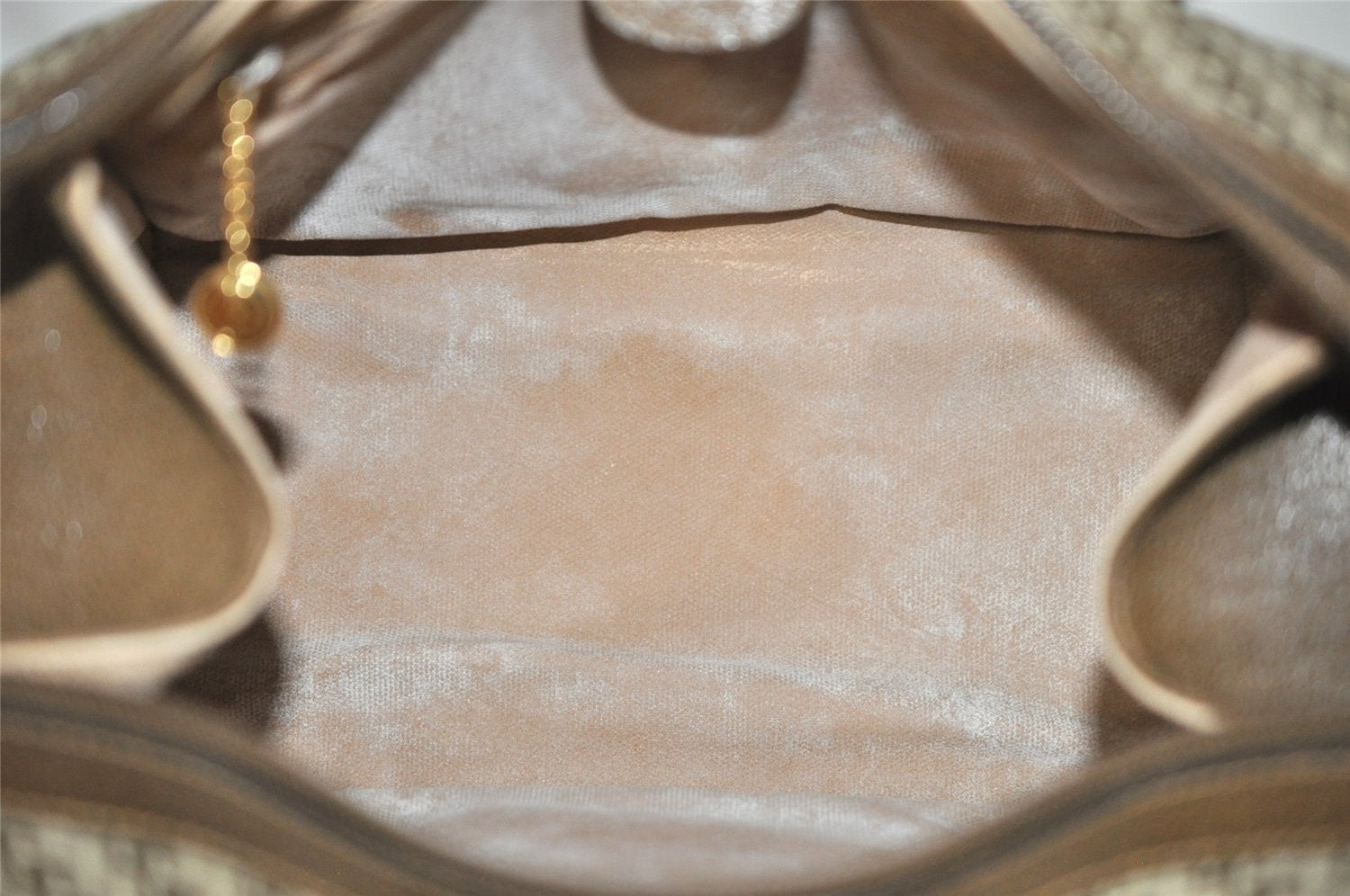 Authentic GUCCI Hand Boston Bag Purse GG Canvas Leather Brown Junk 9375I