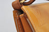 Authentic Louis Vuitton Vernis Lexington Hand Bag Pouch Yellow M91010 LV 9375J