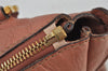 Authentic Chloe Marcie Leather 2Way Shoulder Hand Bag Purse Brown Pink 9377I