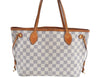 Authentic Louis Vuitton Damier Azur Neverfull PM Tote Bag N51110 LV 9379G