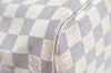 Authentic Louis Vuitton Damier Azur Neverfull PM Tote Bag N51110 LV 9379G