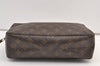 Auth Louis Vuitton Monogram Trousse Toilette 28 Clutch Hand Bag M47522 LV 9380J