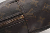 Auth Louis Vuitton Monogram Trousse Toilette 28 Clutch Hand Bag M47522 LV 9380J