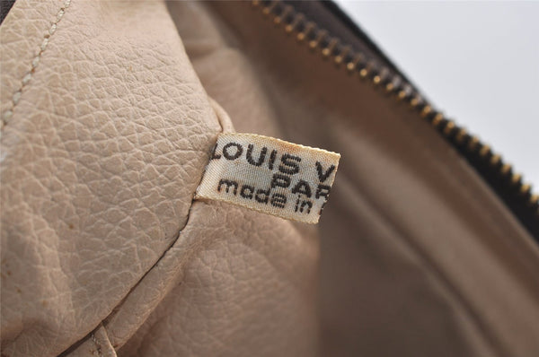 Auth Louis Vuitton Monogram Trousse Toilette 28 Clutch Hand Bag M47522 LV 9380J