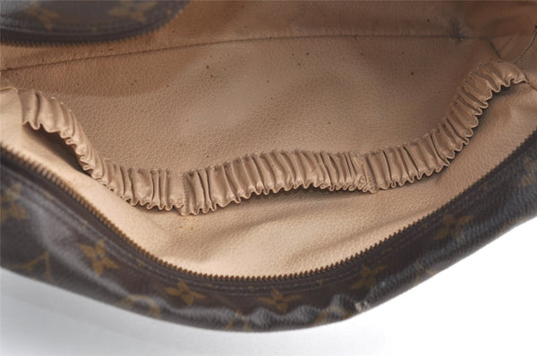Auth Louis Vuitton Monogram Trousse Toilette 28 Clutch Hand Bag M47522 LV 9380J