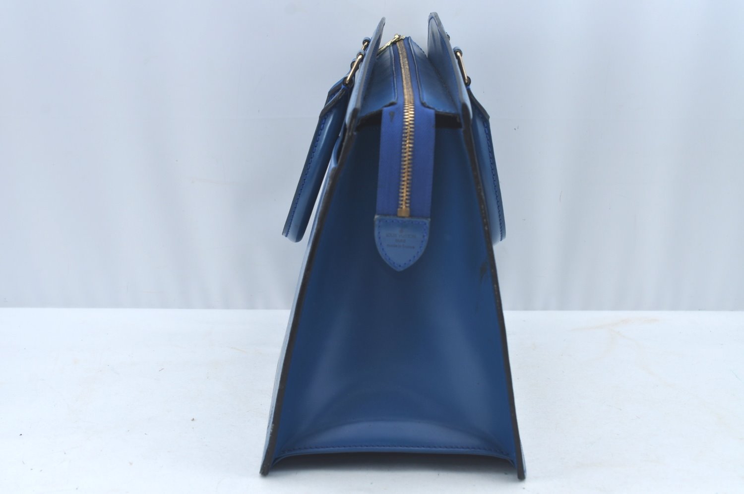 Authentic Louis Vuitton Epi Riviera Hand Bag Blue M48185 LV Junk 9382G