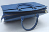 Authentic Louis Vuitton Epi Riviera Hand Bag Blue M48185 LV Junk 9382G