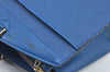 Authentic Louis Vuitton Epi Riviera Hand Bag Blue M48185 LV Junk 9382G