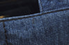 Authentic PRADA Vintage M Denim Tote Hand Bag Blue 9384I