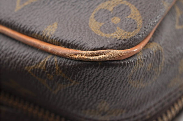 Authentic Louis Vuitton Monogram Danube 28 Shoulder Cross Body Bag LV 9385I