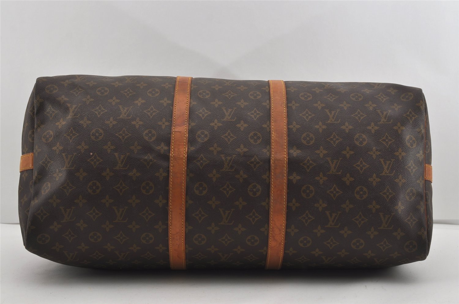 Authentic Louis Vuitton Monogram Keepall Bandouliere 60 M41412 Boston Bag 9387I