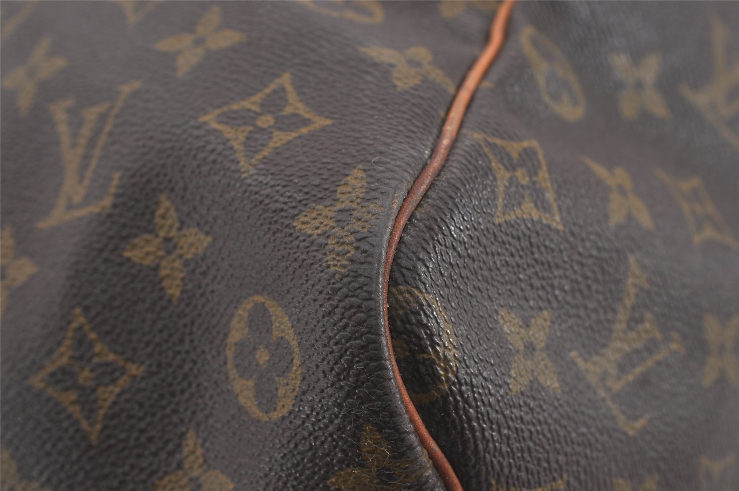 Authentic Louis Vuitton Monogram Keepall Bandouliere 60 M41412 Boston Bag 9387I