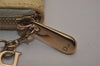 Authentic Christian Dior Cannage Enamel Long Wallet Purse White CD 9390I