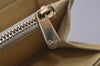Authentic Christian Dior Cannage Enamel Long Wallet Purse White CD 9390I