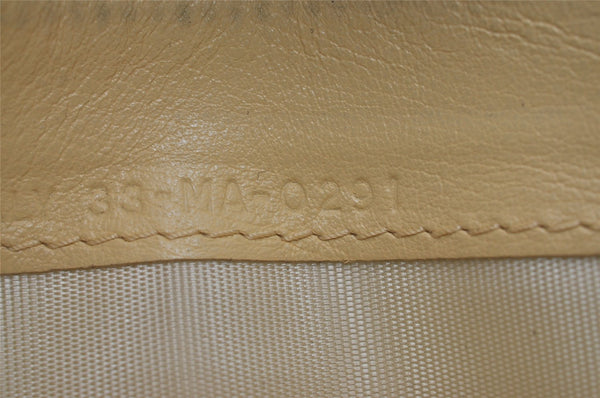 Authentic Christian Dior Cannage Enamel Long Wallet Purse White CD 9390I