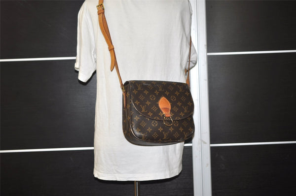 Authentic Louis Vuitton Monogram Saint Cloud GM M51242 Shoulder Cross Bag 9391J