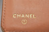 Authentic CHANEL Calf Skin Matelasse Long Wallet Purse CC Logo Beige 9392I