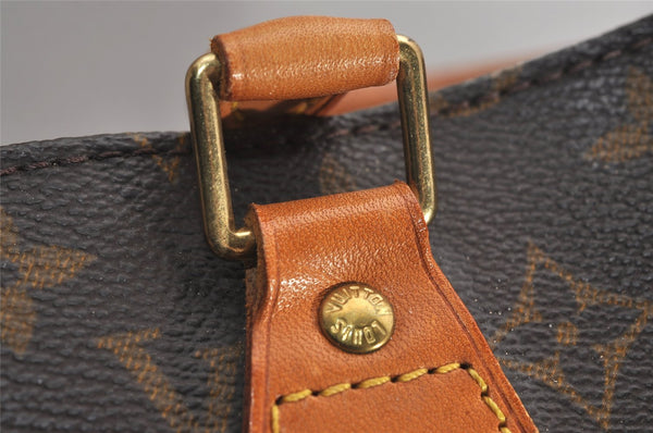 Authentic Louis Vuitton Monogram Sac Plat Hand Tote Bag M51140 LV Junk 9392J