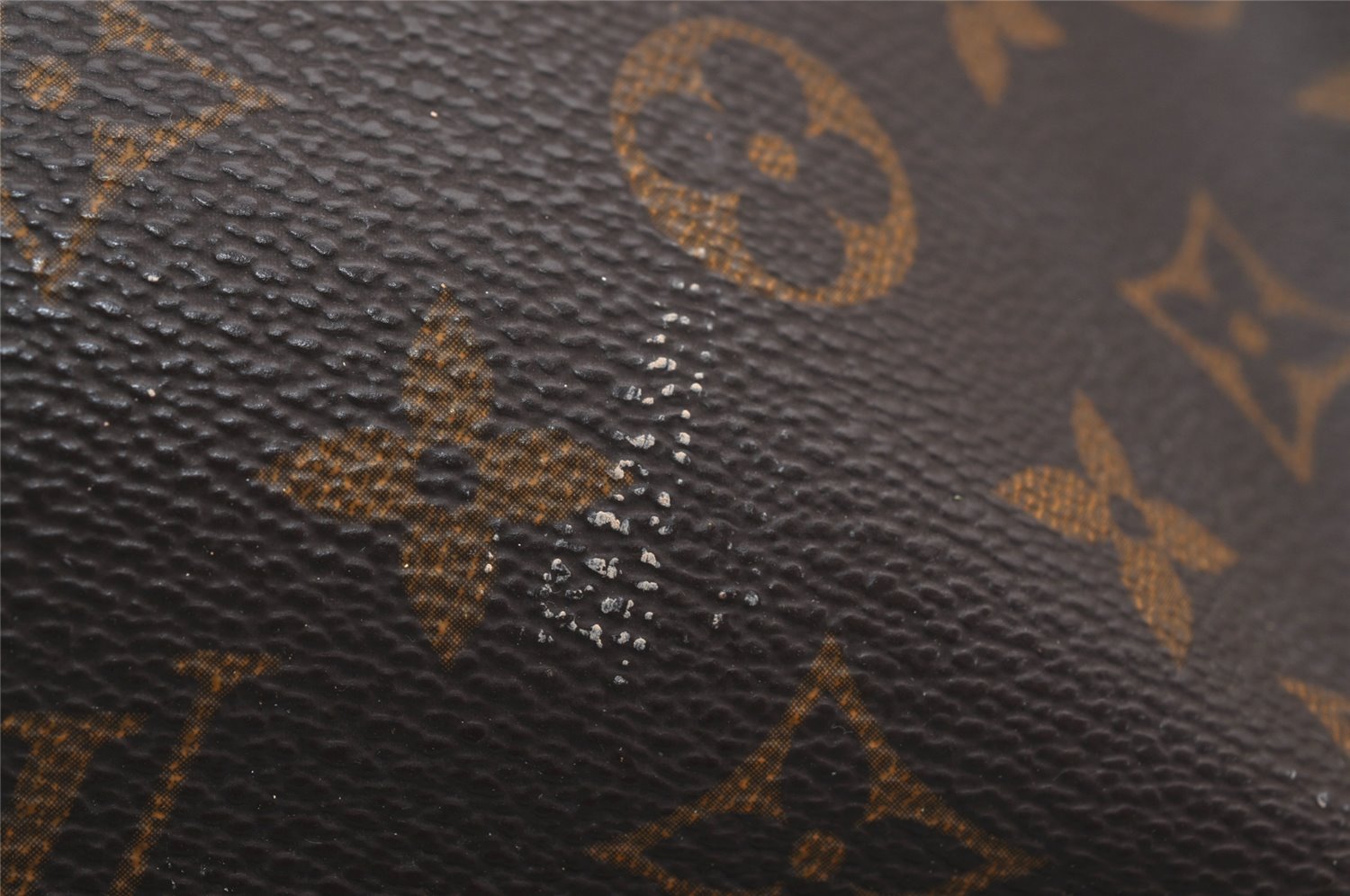 Authentic Louis Vuitton Monogram Sac Plat Hand Tote Bag M51140 LV Junk 9392J