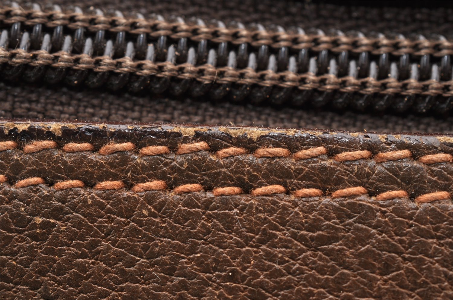 Authentic GUCCI Vintage Hand Boston Bag GG PVC Leather Brown Junk 9393I