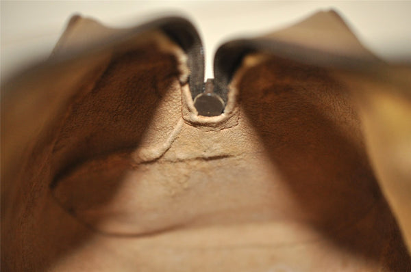 Authentic GUCCI Vintage Hand Boston Bag GG PVC Leather Brown Junk 9393I