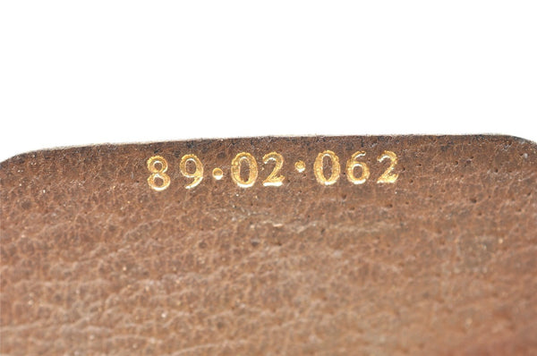 Authentic GUCCI Vintage Hand Boston Bag GG PVC Leather Brown Junk 9393I