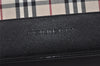 Authentic BURBERRY Nova Check Shoulder Hand Bag Purse Canvas Leather Beige 9394I