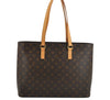 Authentic Louis Vuitton Monogram Luco Shoulder Tote Bag M51155 LV 9394J