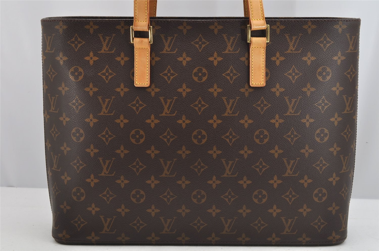 Authentic Louis Vuitton Monogram Luco Shoulder Tote Bag M51155 LV 9394J