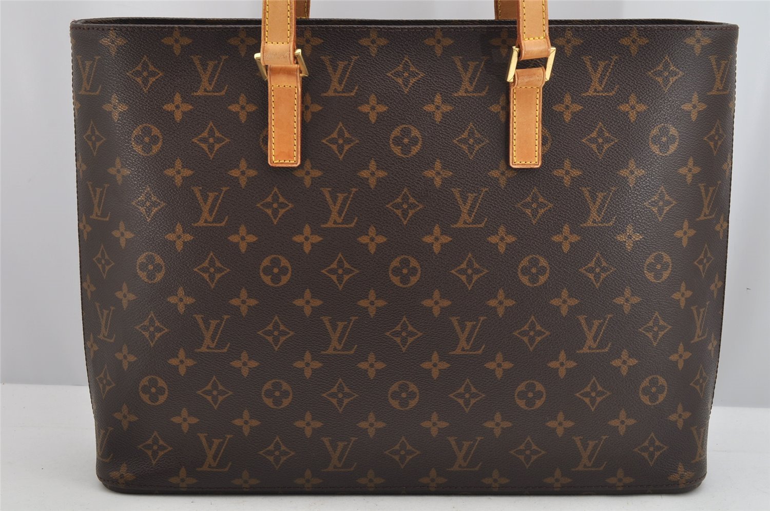 Authentic Louis Vuitton Monogram Luco Shoulder Tote Bag M51155 LV 9394J