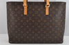 Authentic Louis Vuitton Monogram Luco Shoulder Tote Bag M51155 LV 9394J