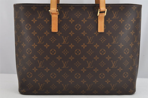Authentic Louis Vuitton Monogram Luco Shoulder Tote Bag M51155 LV 9394J