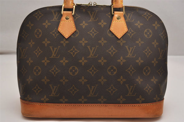 Authentic Louis Vuitton Monogram Alma Hand Bag Purse M51130 LV 9395J