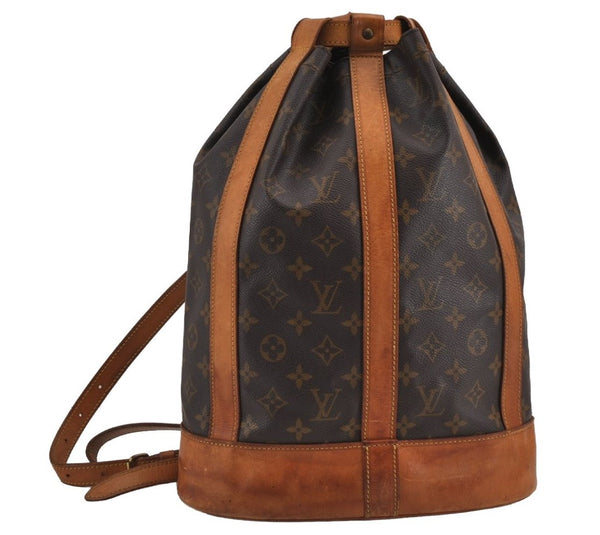 Authentic Louis Vuitton Monogram Randonnee PM Shoulder Bag M42243 LV 9396J