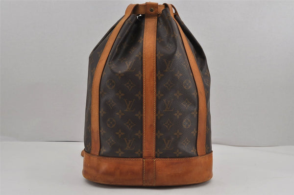 Authentic Louis Vuitton Monogram Randonnee PM Shoulder Bag M42243 LV 9396J