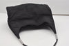Authentic GUCCI Vintage Shoulder Hand Bag Nylon Leather 0013167 Black  9397I