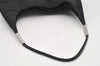 Authentic GUCCI Vintage Shoulder Hand Bag Nylon Leather 0013167 Black  9397I