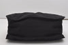 Authentic GUCCI Vintage Shoulder Hand Bag Nylon Leather 0013167 Black  9397I