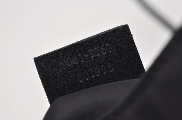 Authentic GUCCI Vintage Shoulder Hand Bag Nylon Leather 0013167 Black  9397I