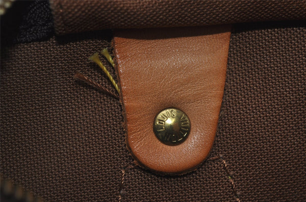 Authentic Louis Vuitton Monogram Speedy 30 Hand Boston Bag M41526 LV 9398I
