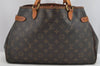 Authentic Louis Vuitton Monogram Batignolles Horizontal Tote Bag M51154 LV 9398J