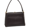 Authentic GUCCI Vintage Shoulder Hand Bag Purse Leather Brown 9399I