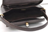 Authentic GUCCI Vintage Shoulder Hand Bag Purse Leather Brown 9399I