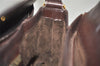 Authentic GUCCI Vintage Shoulder Hand Bag Purse Leather Brown 9399I