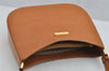 Authentic BURBERRY Vintage Leather Shoulder Bag Purse Brown Junk 9399J