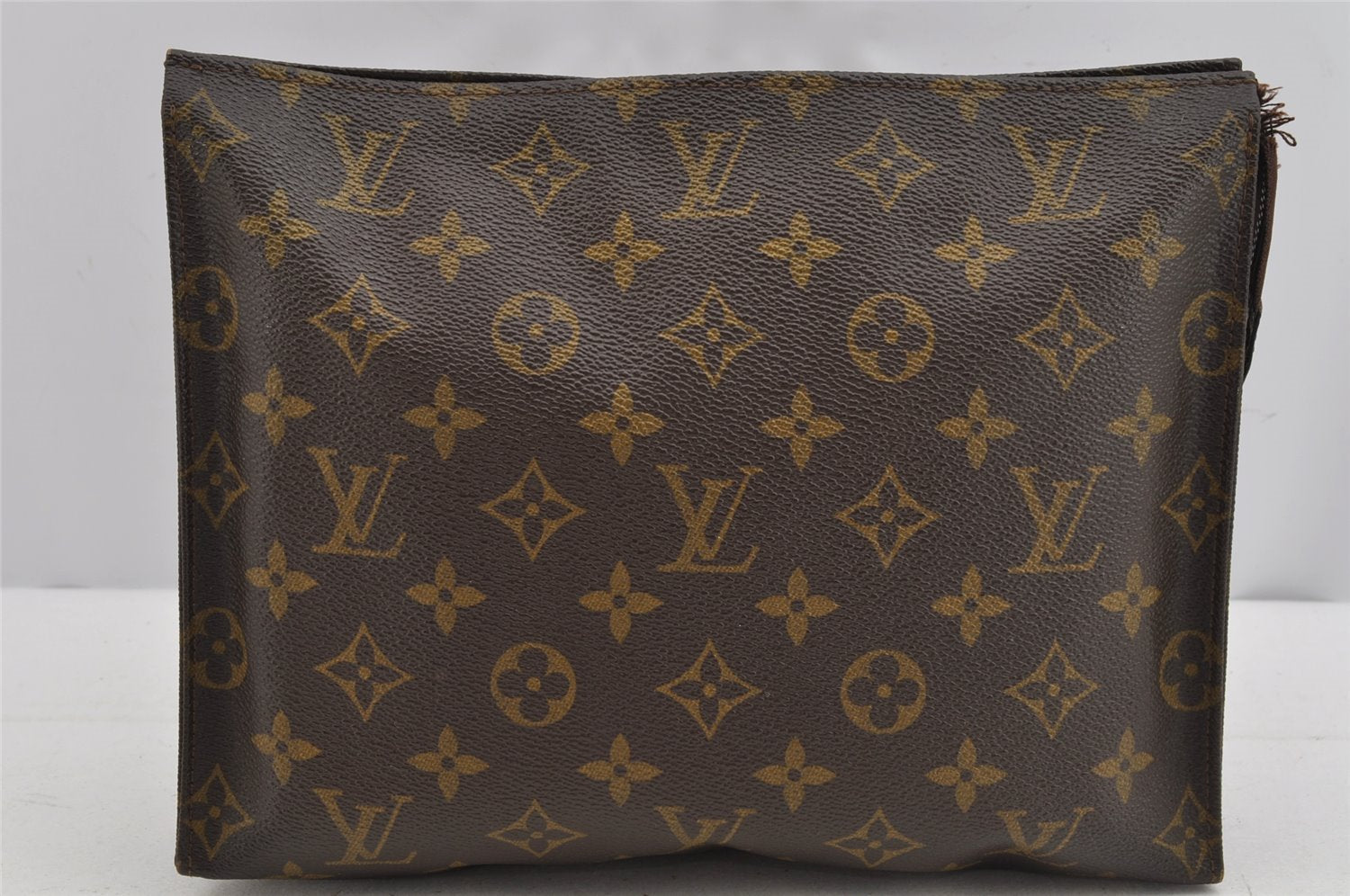 Auth Louis Vuitton Monogram Poche Toilette 26 Cosmetics Pouch Old Model LV 9400J