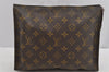 Auth Louis Vuitton Monogram Poche Toilette 26 Cosmetics Pouch Old Model LV 9400J