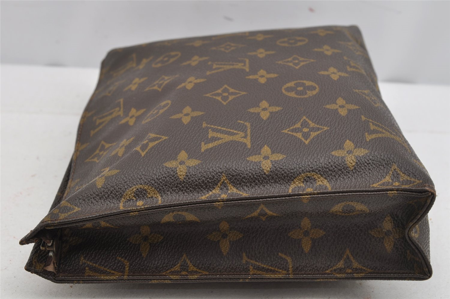Auth Louis Vuitton Monogram Poche Toilette 26 Cosmetics Pouch Old Model LV 9400J